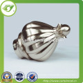 Window decorations Luxury aluminium alloy window urtain rod finial